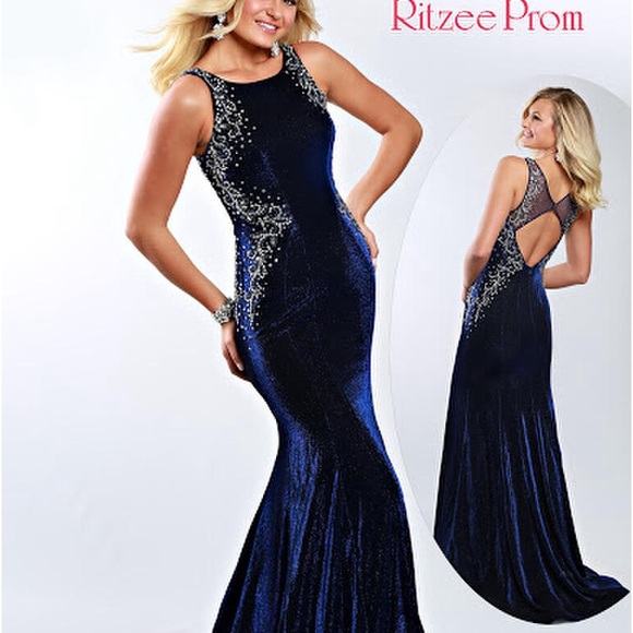 RITZEE ELEGANT FORMAL Gown Dress 1907 - Picture 1 of 5